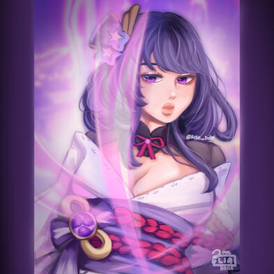 raiden shogun full render !