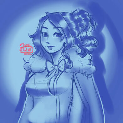 caroline (loml OC’s) sketch !